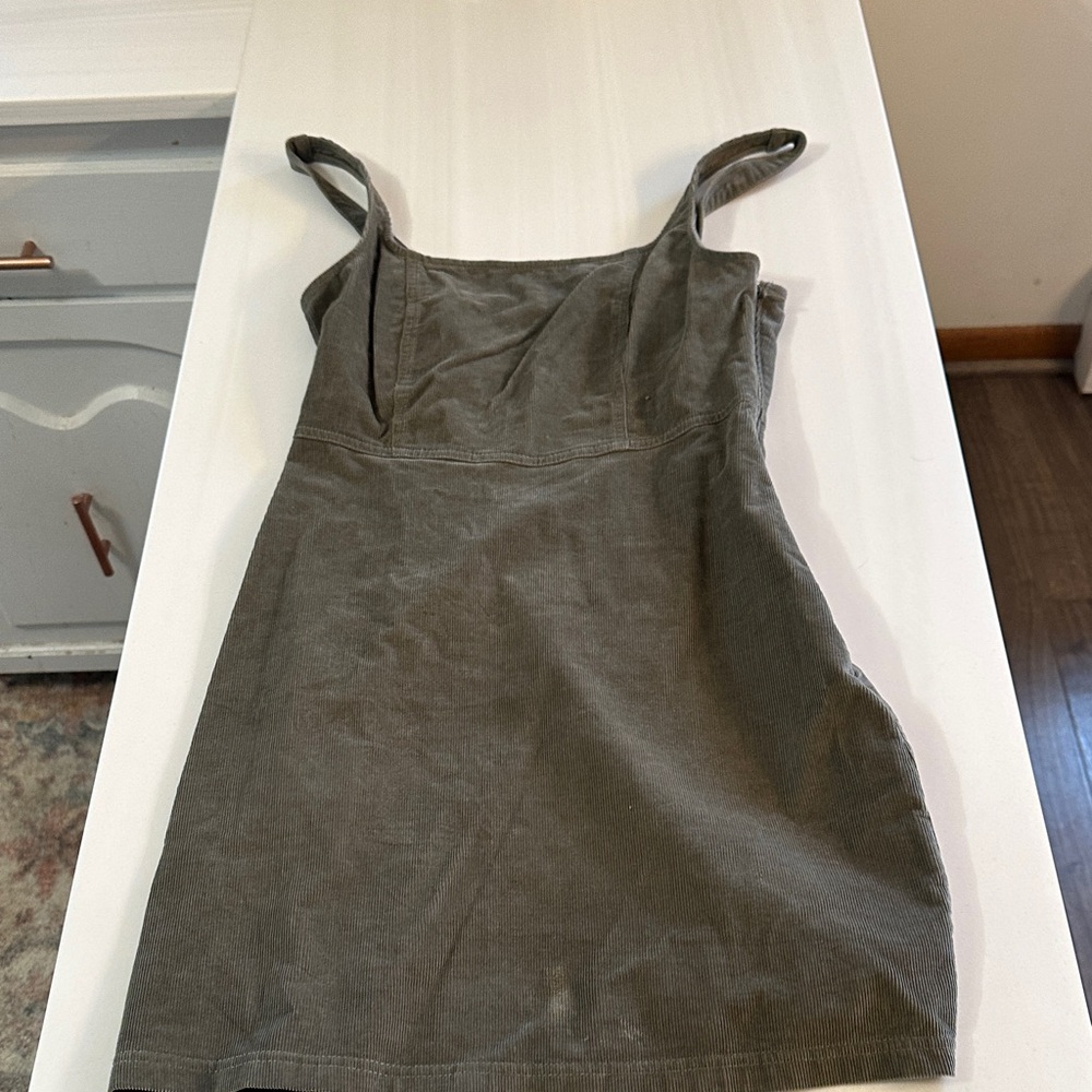 Women’s hollister Olive Green Corduroy Mini Dress